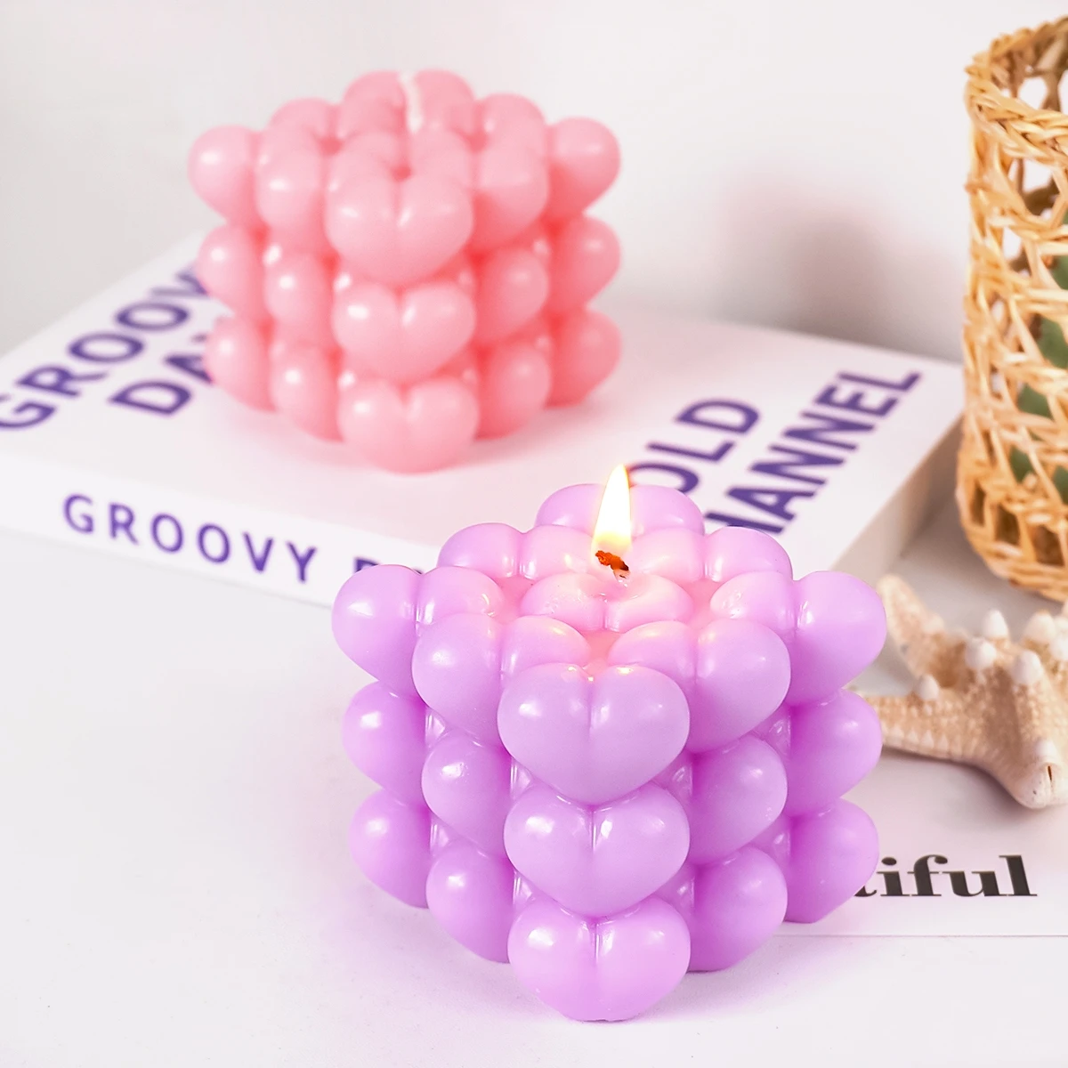 Soap Making Gel - Molde de silicona para velas de