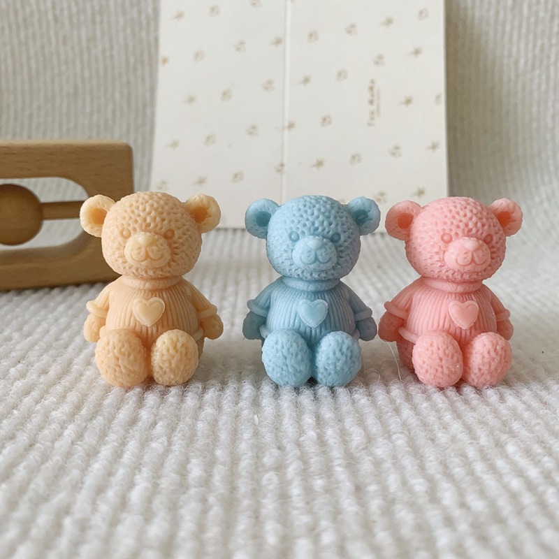 Soap Making Things - Mini molde de silicona con forma
