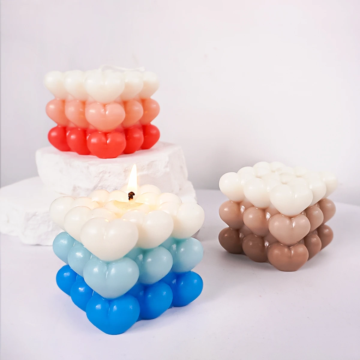 Molde de silicona para velas d - Soap Making Gel reseña y precio
