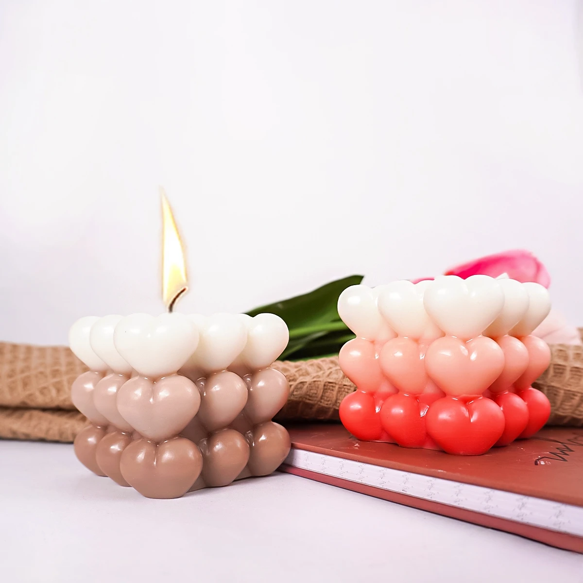 Molde de silicona para velas d - Soap Making Gel reseña y precio