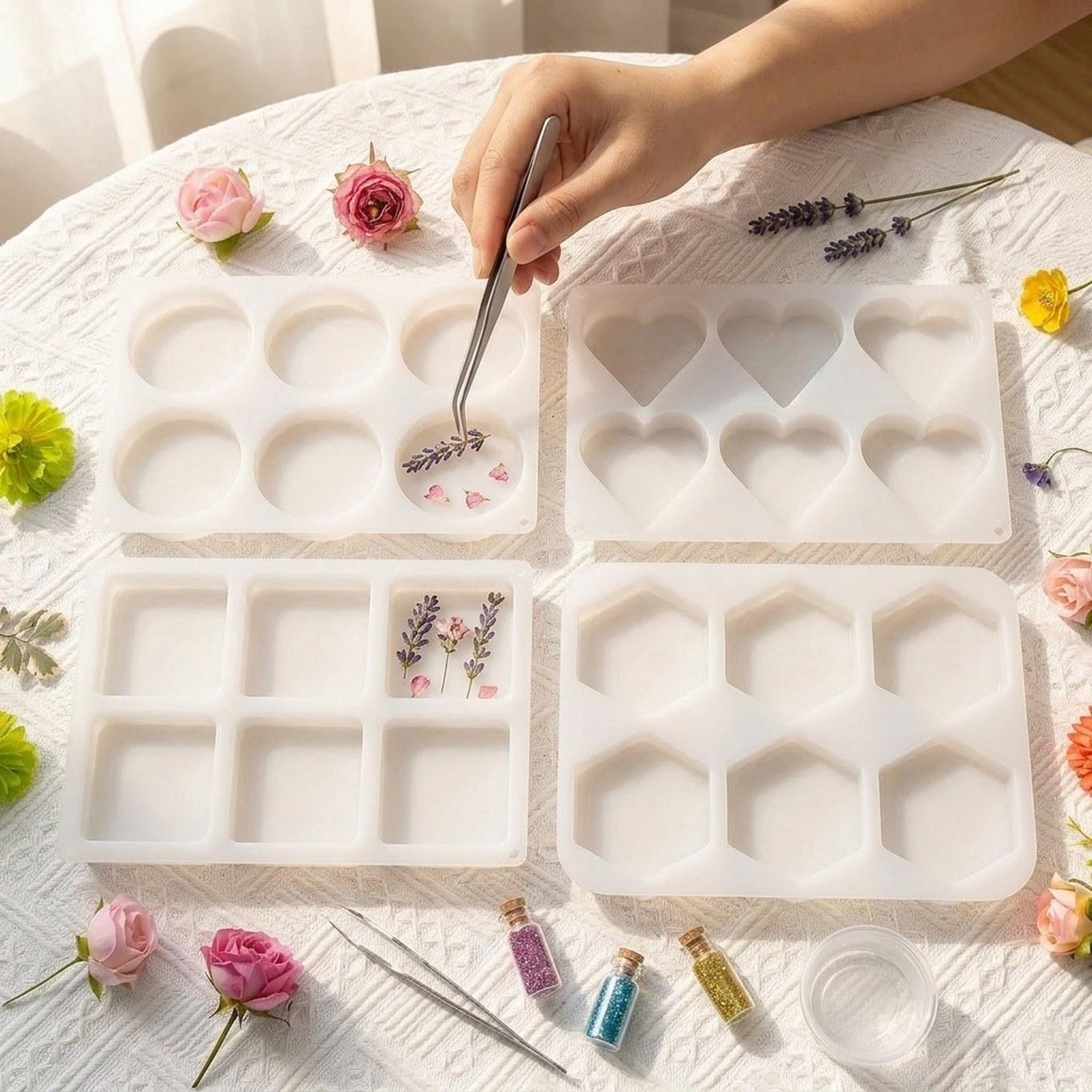 4 Moldes de Resina Profunda pa - Soap Making Gel reseña y precio