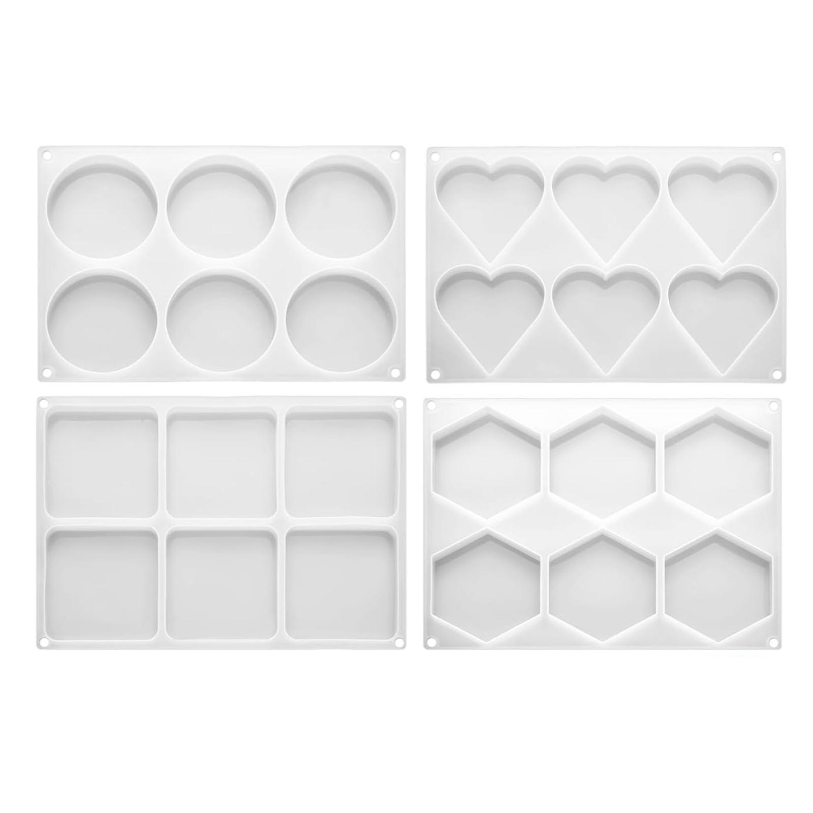 4 Moldes de Resina Profunda pa - Soap Making Gel reseña y precio