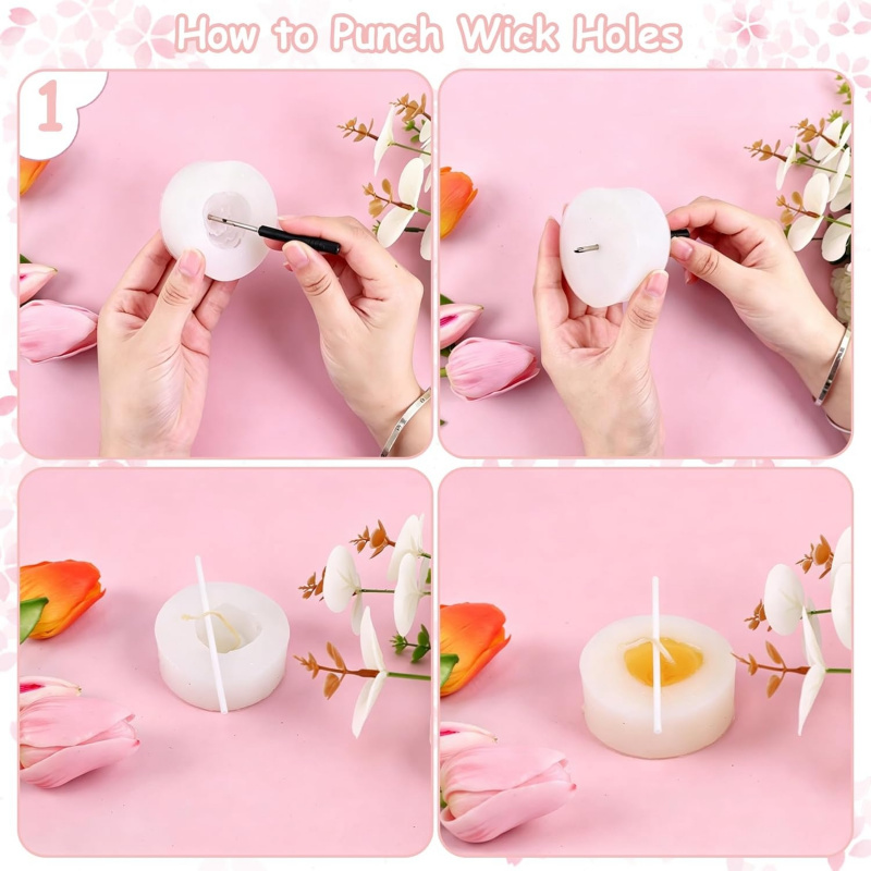 Molde de silicona floral para  - Soap Making Gel reseña y precio