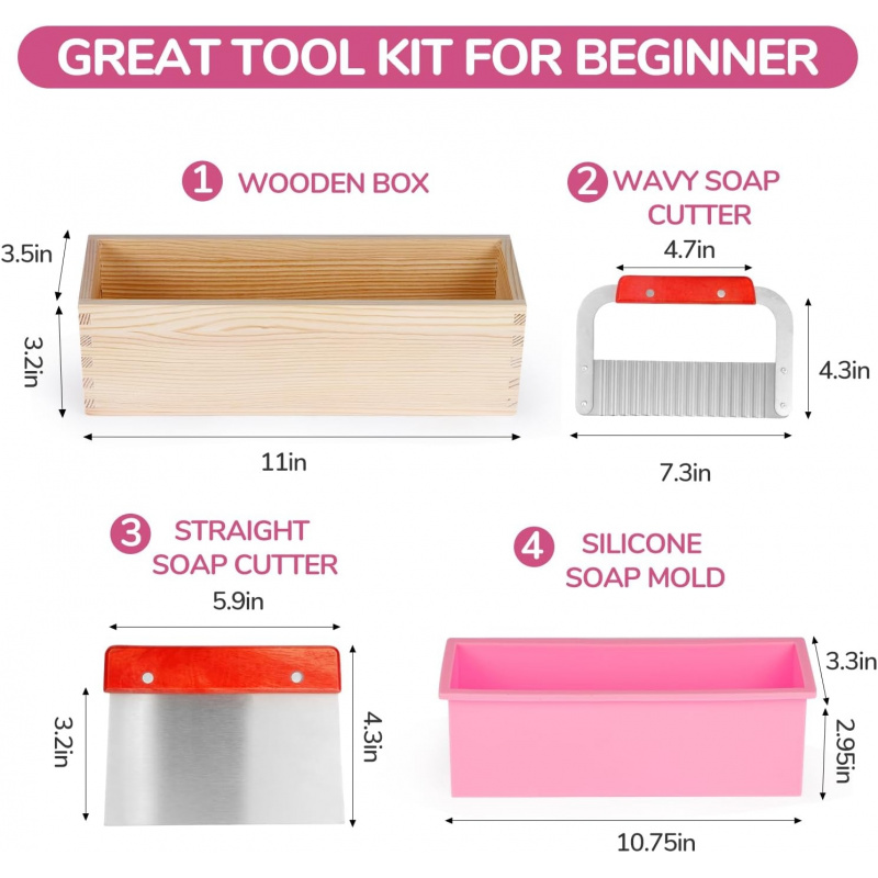 1 molde para jabón de 42 onzas - Soap Making Gel reseña y precio