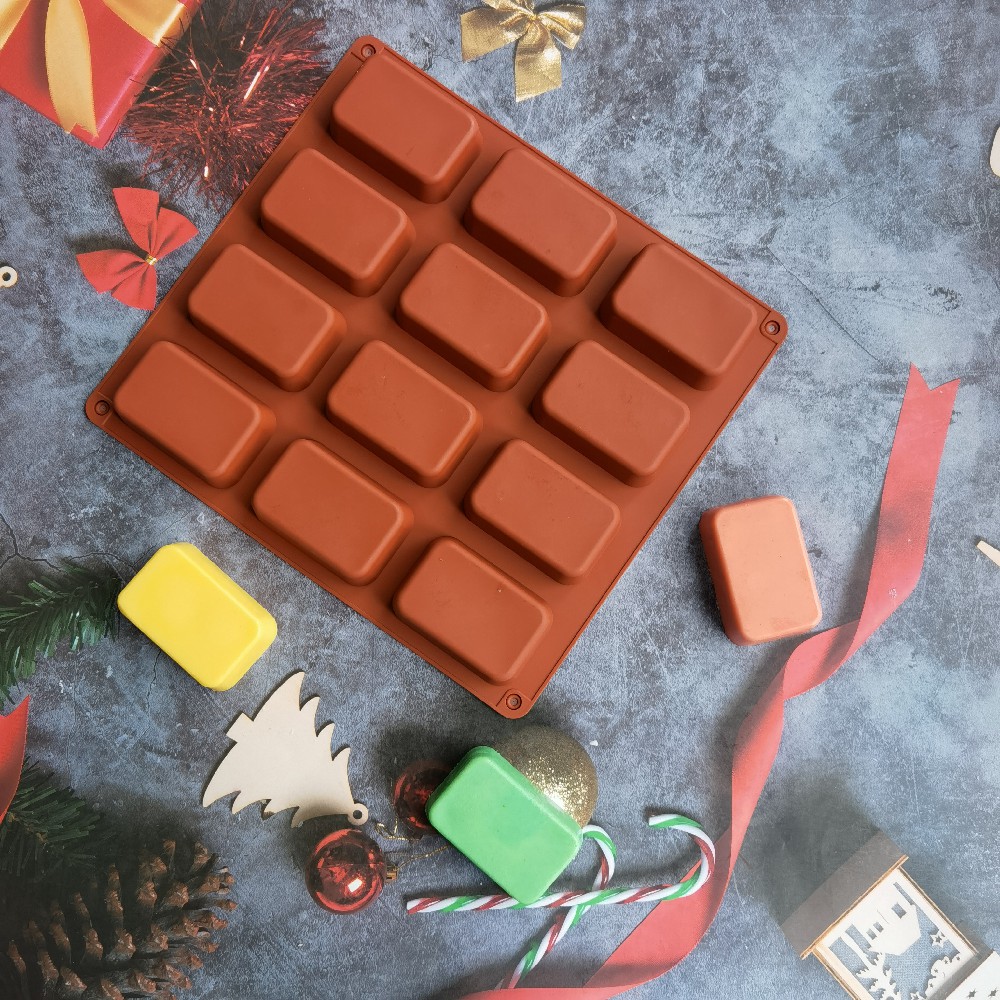 Molde cuadrado de silicona par - Soap Making Things reseña y precio