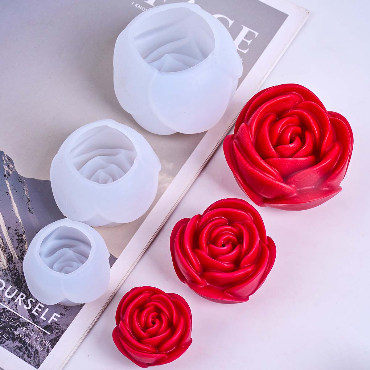 Molde de vela de silicona con  - Soap Making Essentials reseña y precio