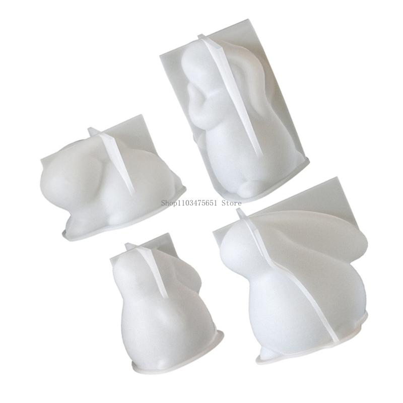 4 Uds moldes silicona liebre s - Soap Making Gel reseña y precio