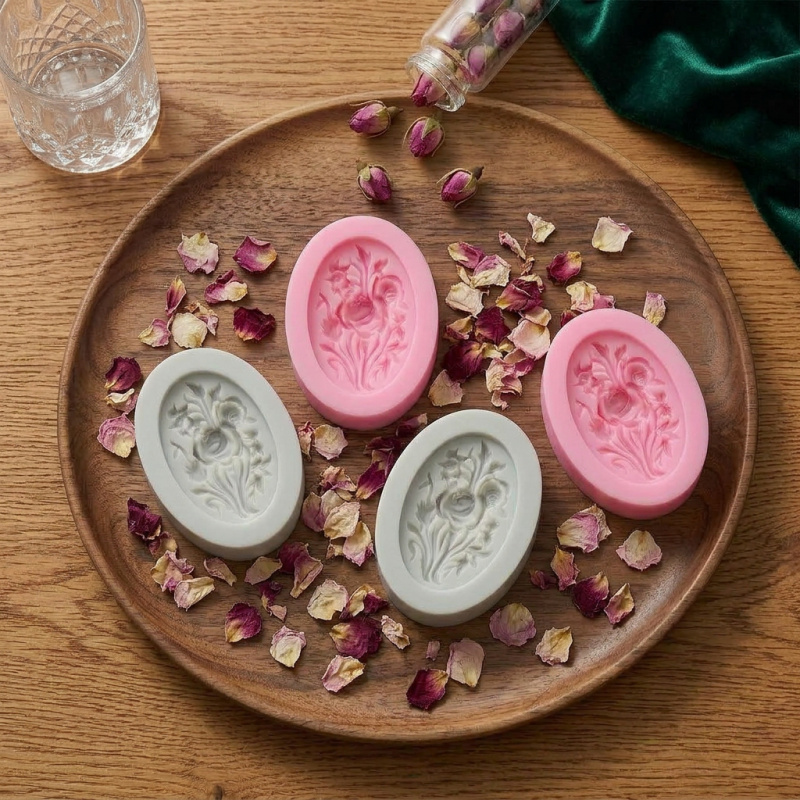 4 moldes de silicona con forma - Soap Making Easy reseña y precio